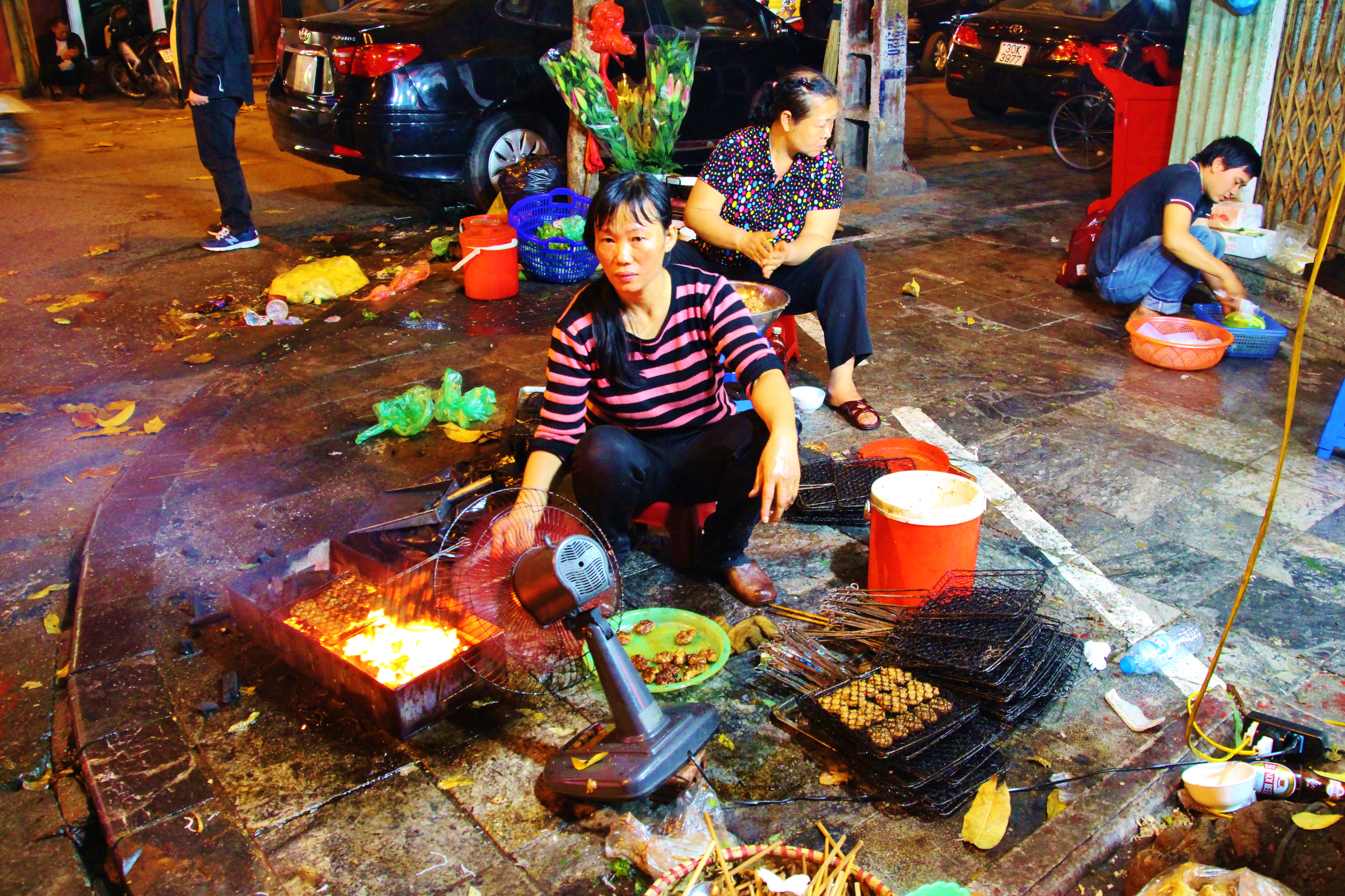 Hanoi vietnam street food
