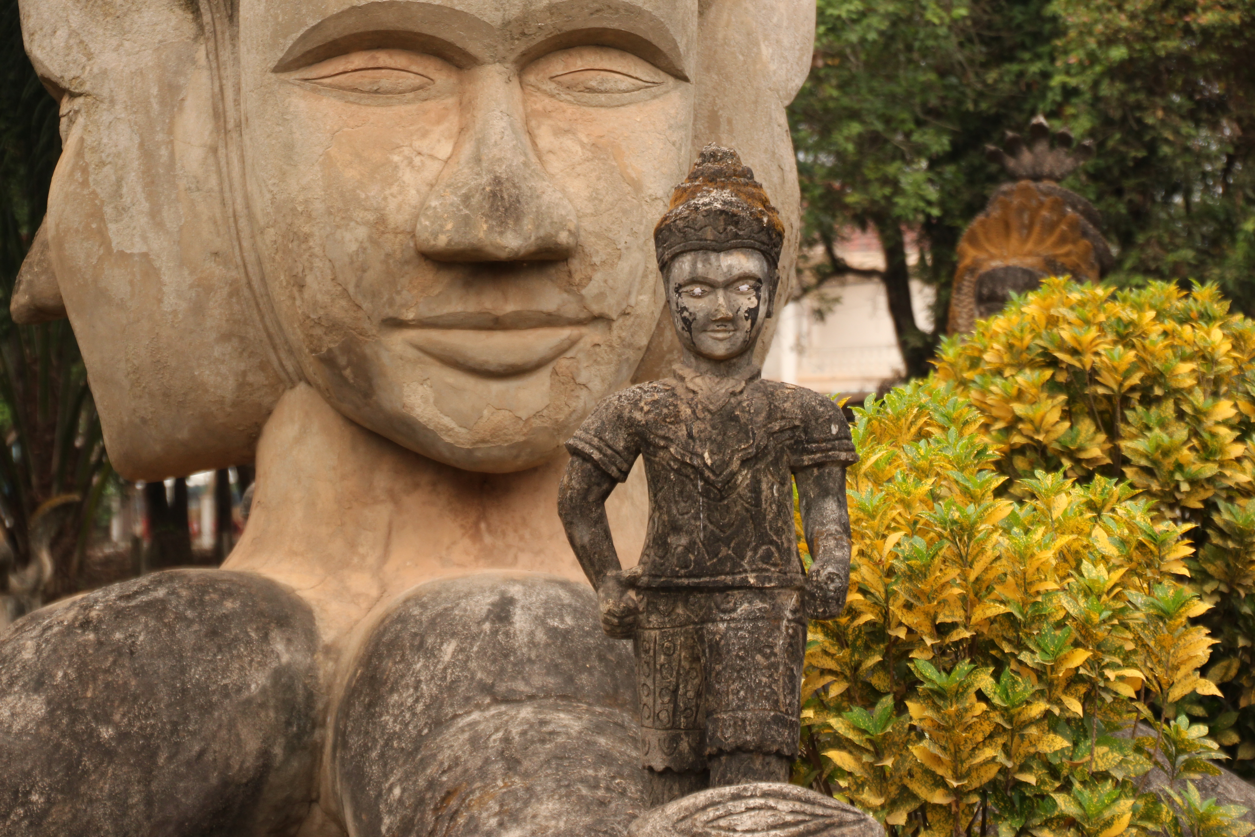 vientiane, laos, buddha park